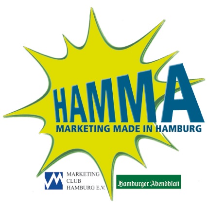 Logo: HAMMA - Marketing made in Hamburg.